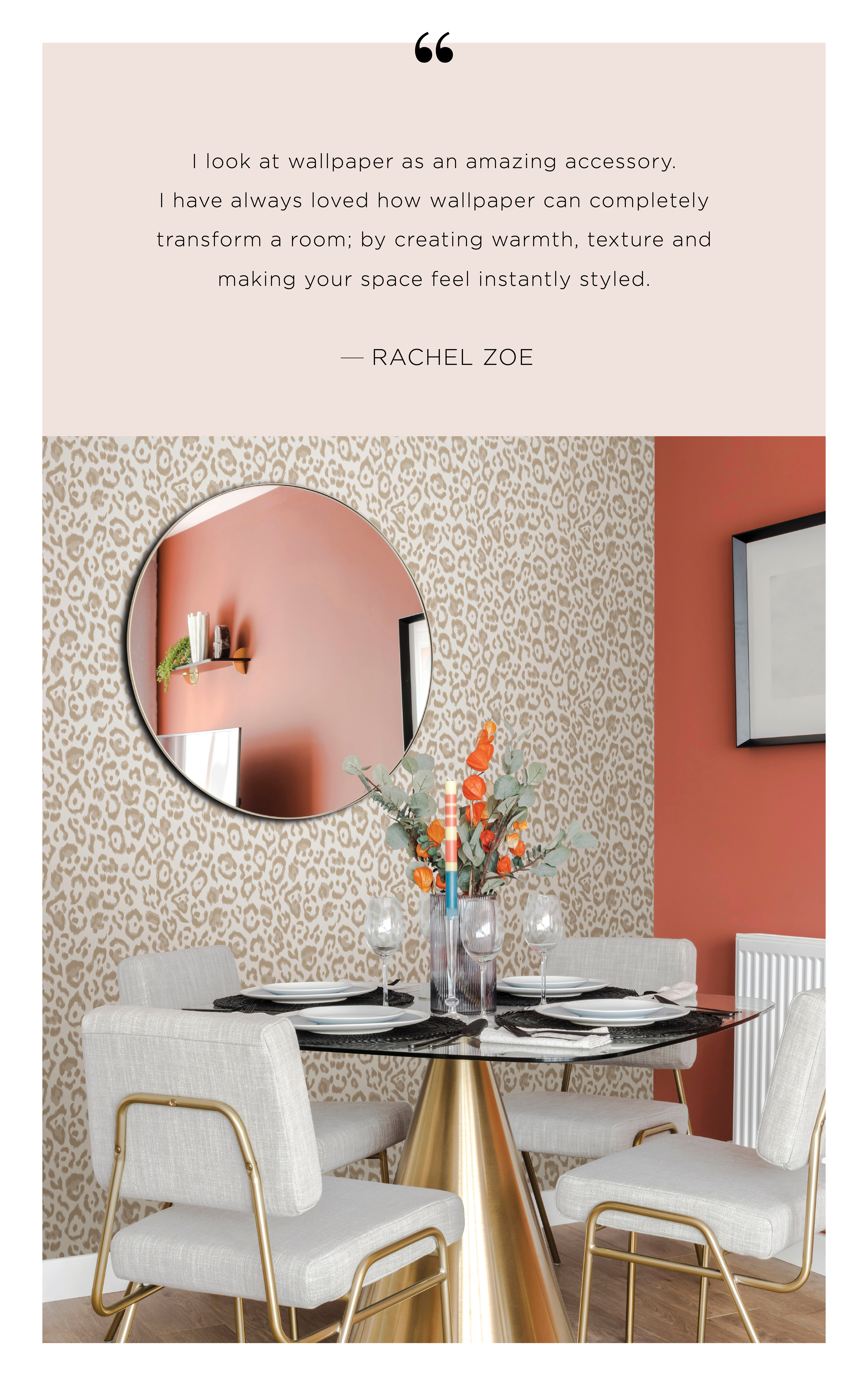 Rachel Zoe launches first wallpaper collab with WallPops
